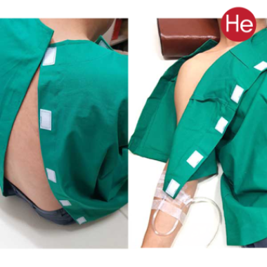 링거환자복 병원 링겔 수액 주사 환자복 옷 갈아입을 때 편리한 기능성환자복 환의